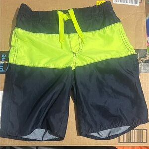 Old Navy Black and White Swim Shorts